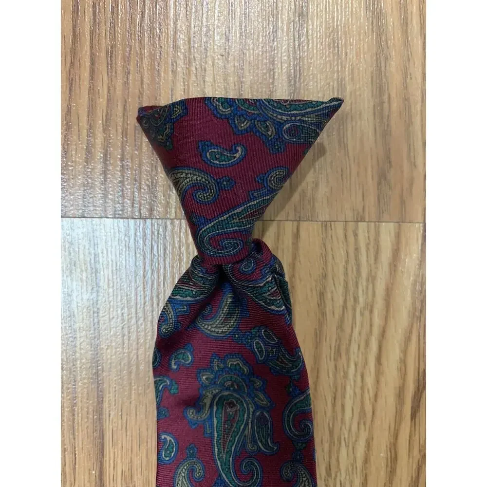 Rare Christian Dior Jeune Homme Kids Junior Clip on Necktie 100% Silk LNWOT